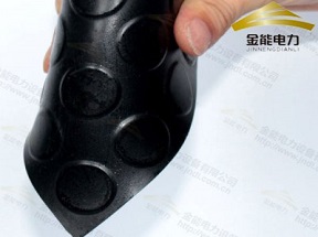 圓凸點防滑絕緣橡膠墊，